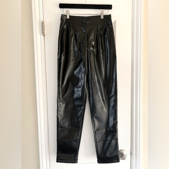princess polly love club leather pants 🖤 nwt - Picture 4 of 8